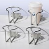 4 PCS Boat Cup Holder,Premium Wall Mounted Stainless Steel Holders
