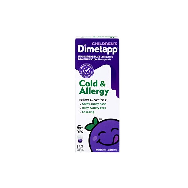 Dimetapp Elixir Cold/Allergy 8 Oz