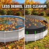 24 Ft Round 420D Oxford Winter Above Ground Pool Cover