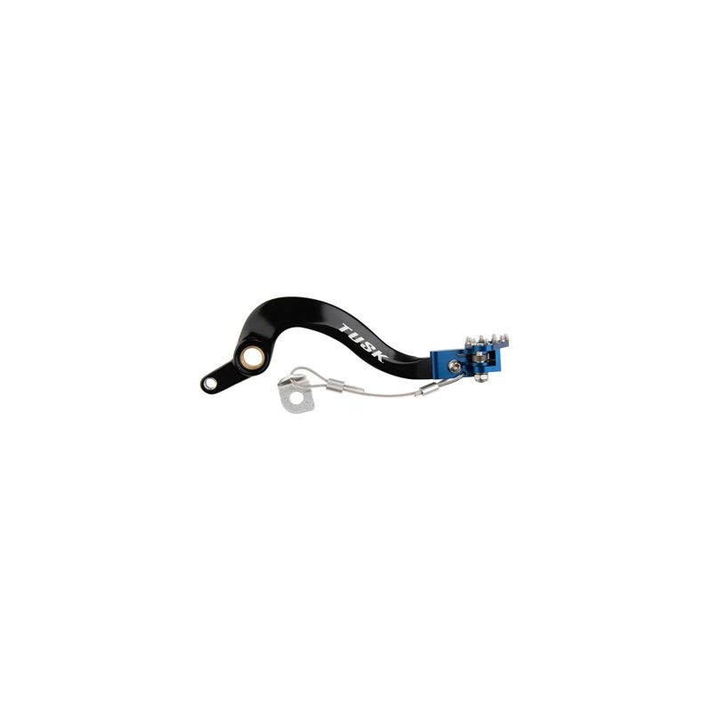 Tusk Aluminum Brake Pedal Blue Tip Compatible with Yamaha YZ250F
