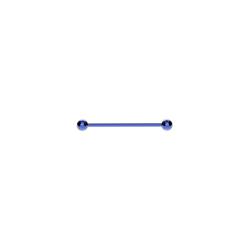 Steel BLUE Industrial Scaffold Barbell - 1.2mm x 32mm x