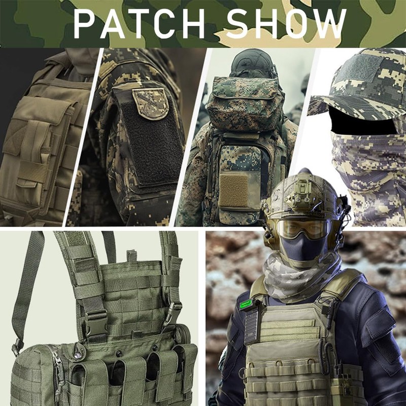 Shaka Hand Tactical Patches Embroidery Shaka Hand Badge Hook and