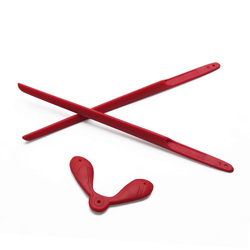 PapaViva Replacement Rubber Kits for Rudy Project Rydon - Red