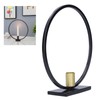 Simple Round Candle Holder Wrought Iron Home Candlestick for Dinner
