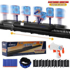 Dimple Ultimate Shooting Target Toy Gun Game Set For Kids - Compatible with Nerf