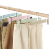 OUNONA Pants Hanger with Clips, Stylish, Skirt Hanger, Anti-Slip, Deformation