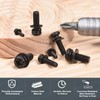 sourcing map M4 x 20mm Carbon Steel Phillips Pan Head