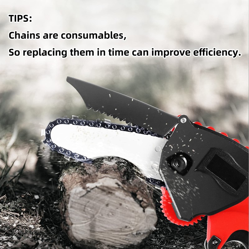 [2 Packs] 6 Inch Mini Chainsaw Chain, 6 Inch Replacement