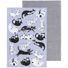 Jubilee Meow & Furever Cat Dishtowels Set of 1
