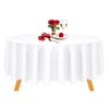 Trimming Shop 120 Inch Round Table Cloth Polyester Linen Tablecloth