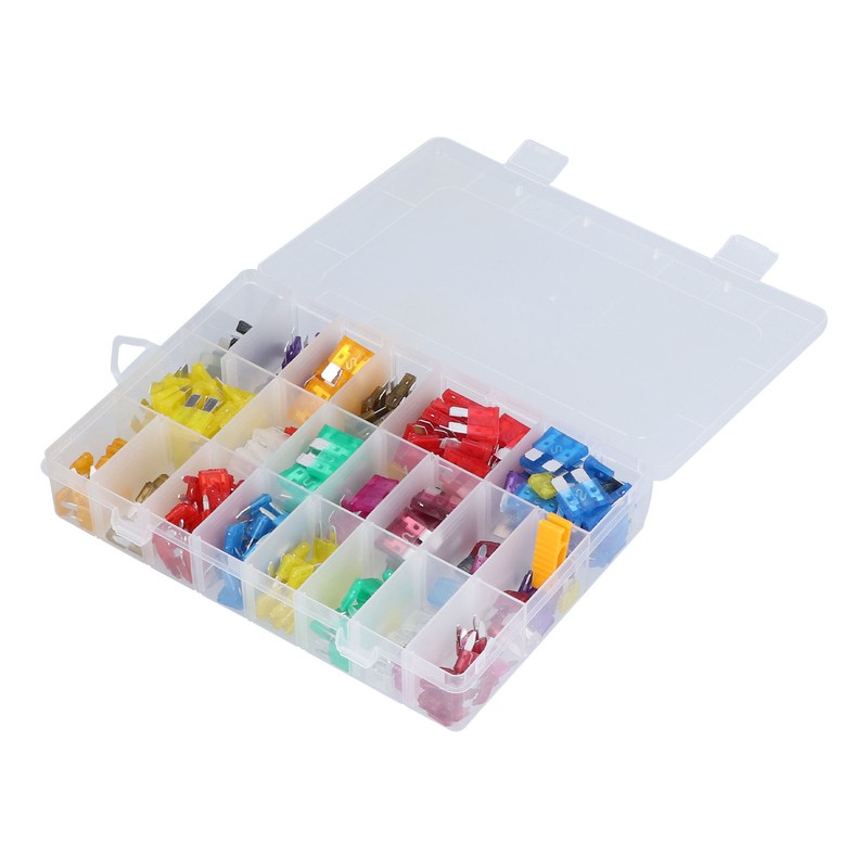 300Pcs Car Blade Fuse Automotive Medium Small PES Fuses Replacement