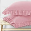 KKJIAF Ruffle Body Pillow Cases Set of 1, Ruffled Pillow