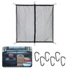 SANLIKE Cargo Net High Elasticity Truck Bed Cargo Mesh Organizer