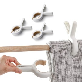 ALLMIRA Clothespins Futon Shears, 4 Pieces, Large, Strong, Stylish, Veranda, Wide, Clothespins, Large Clothespins, Futon Clips, Futon Dryer, Extra Large (Yellow, Large, 3 Pieces)