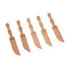 Handmade Wooden Butter Knife Jelly Cheese Spreaders Sandwich Condiment Spreaders