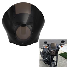 XMT-MOTO Black Quarter Fairing & Smoke Windshield For 1988-later XL,1986-1994 FXR and 1995-2005 Dyna models