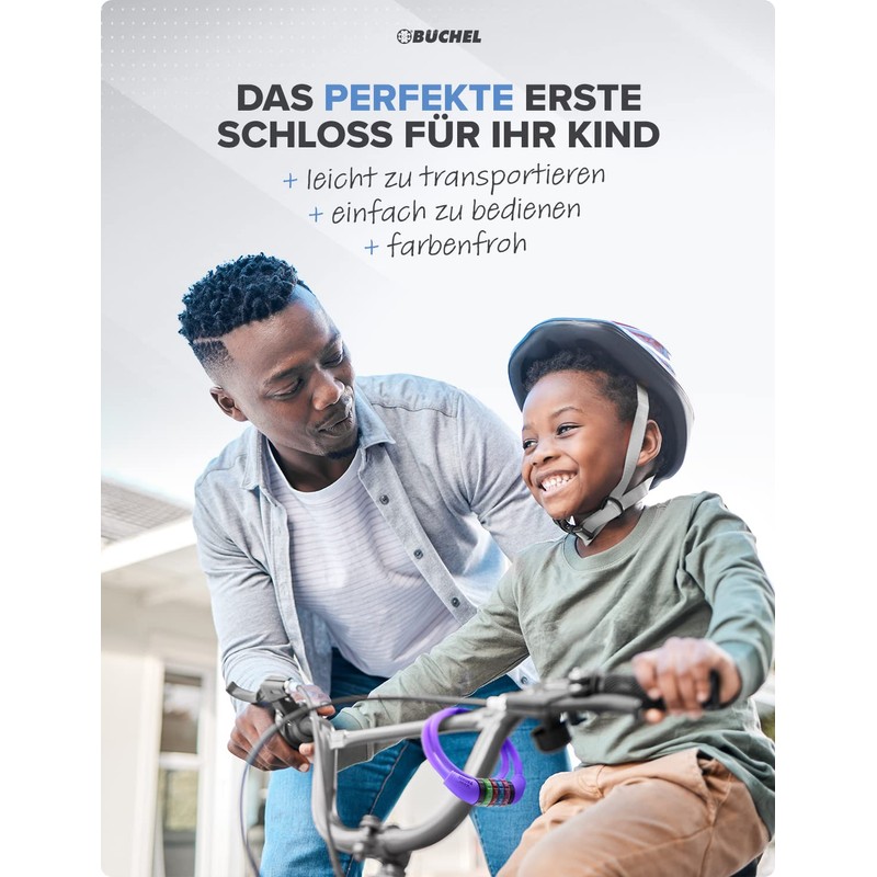 Büchel Sekura Children's Combination Lock 120 cm with Coloured Cover