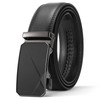 SENDEFN Men's Leather Belt, Belt Ratchet Automatic Buckle for Men's