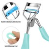 Zowor Eyelash Curler with Comb Fit All Eye Shape Curved
