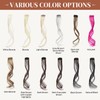 Flufymooz Side Air Bangs,2PCS Clip in Bangs Front Side Bangs