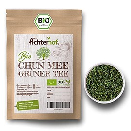 Chun Mee Organic Green Tea 250g | Chinese Green Tea | Made According to Ancient Tradition | Grown in Southeast China | Tart Aroma, Accompanied by Light Sweetness | from Achterhof