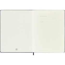 Moleskine Classic Pocket Notebook, sapphire blue x-large