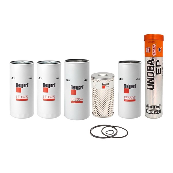 OIL CHANGE KIT LF3675, LF3654, FF5369, FF5507, LUBE GREASE