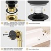Sogmeter Matte Black Tub Drain Kit with Hair Catcher, Premium