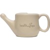 HealthAndYoga™ Flojar Ceramic Jala Neti Pot with Nostril Plugging Support
