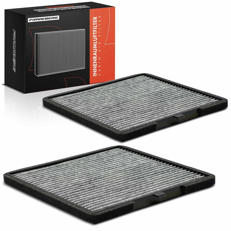 Frankberg 2x Cabin Air Filter Pollen Filter with Activated Carbon