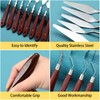Lasnten 27 Pcs Palette Knife Set Stainless Steel Painting Knife