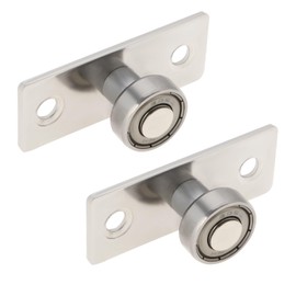 The Lord of the Tools Sliding Door Floor Guide Ball Bearing Disc Sliding Door Metallic Sliding Door Roller Guide Ball Bearing Roller Set of 2