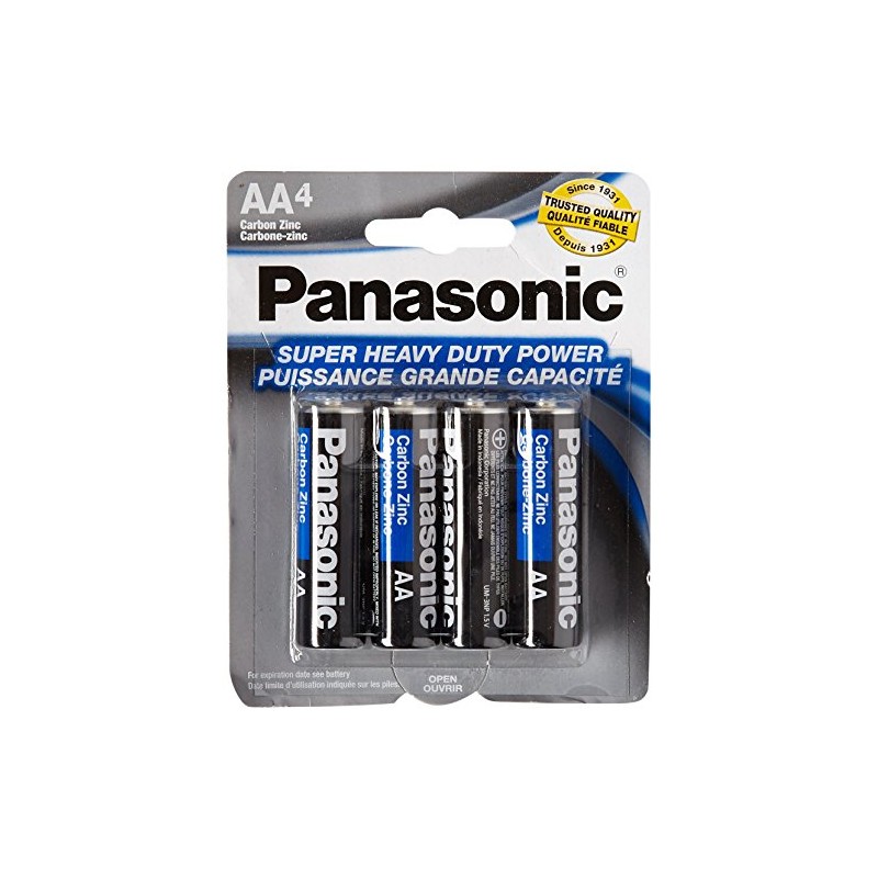 Panasonic 5734 16PC AA Batteries Super Heavy Duty Power Carbon