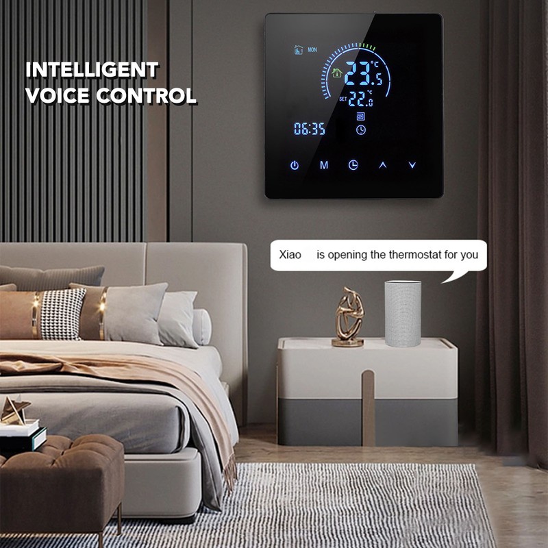 16A Digital Thermostat with LCD Display Programmable Thermostat Electric Heating