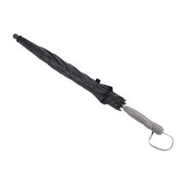 Umbrella with Built In Fan and Mist Spray 190T Vinyl Fiberglass 8 Ribs Rechargeable Long Handle Sun Umbrella for Summer Cooling Beach Sports Black