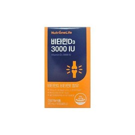 NutriOneLife 뉴트리원 비타민D3 3000IU 100mg 60캡슐/mjc Nutri One Vitamin D3 3000IU 100mg 60 Capsules