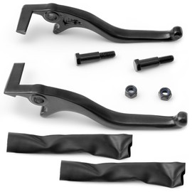 YIYANTO E-Bike Brake Levers Compatible with Yozma IN10 Electric Dirt Bike, Motorcycle Handle Brake Levers Aluminum Adjustable Black Left & Right