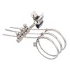 Jeweller's Eye Loupe 3.3X, 6.6X, 9.9X Triple Ocular Loupe Clip