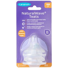 Lansinoh Lansinoh mOmma Natural Wave Fast Flow Teats (Pack of 2)