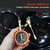 Uharbour 4X4 Rapid Air Down Tire Deflator with Gauge (0-75PSI)