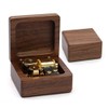 Music Box Mini 18 Note Wind - Walnut Wooden Music