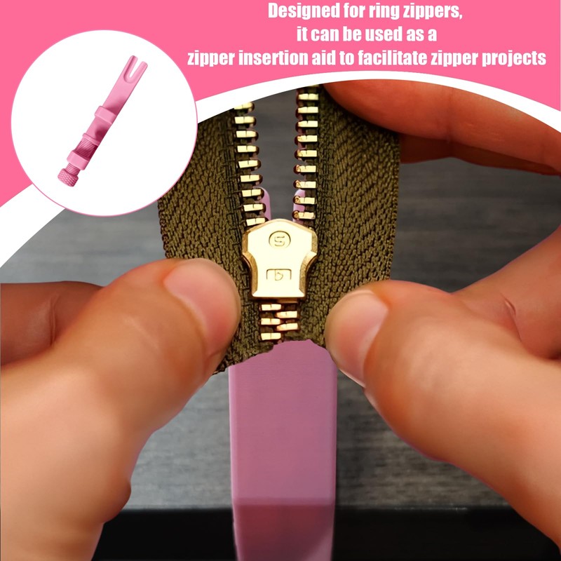 Zipper Jig Tool, 2Pcs Zipper Pull Jig, Zip Slider Installing