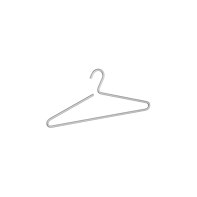 Wenko Lux Aluminium Hanger, Aluminum Silver, 0.8 x 42 x