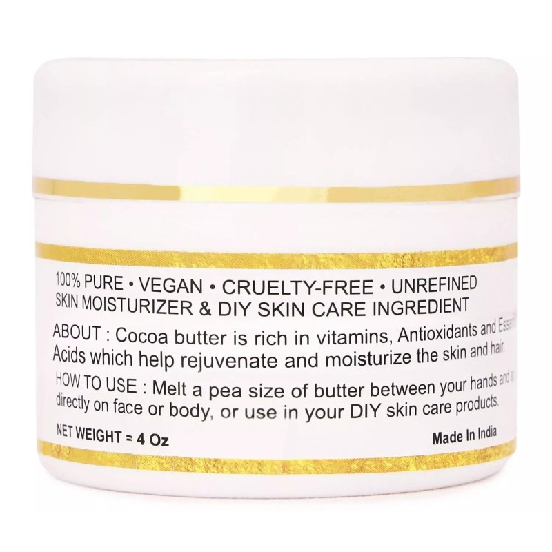 Bless International Organic Raw Cocoa Butter 100% PureNatural & Unrefined|