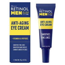 LIVAURA Retinol Men’s Eye Cream – The Original Retinol Eye Treatment For Men – Targets Under-Eye Area to Reduce Puffiness & Dark Circles, Boost Hydration & Minimize the Visible Signs Of Aging
