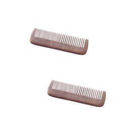 FOMIYES 2pcs Scalp Massage Comb Wooden Wide Toothed Hair Styling Tool for Natural Material for Hair Care (14.7x4.5cm)