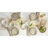 Oneida 897209 Organic Shades 2-Piece Serving Set, Oatmeal