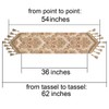 Modern Luxury Jacquard Fabric Floral Table Runners And Dresser Scarves