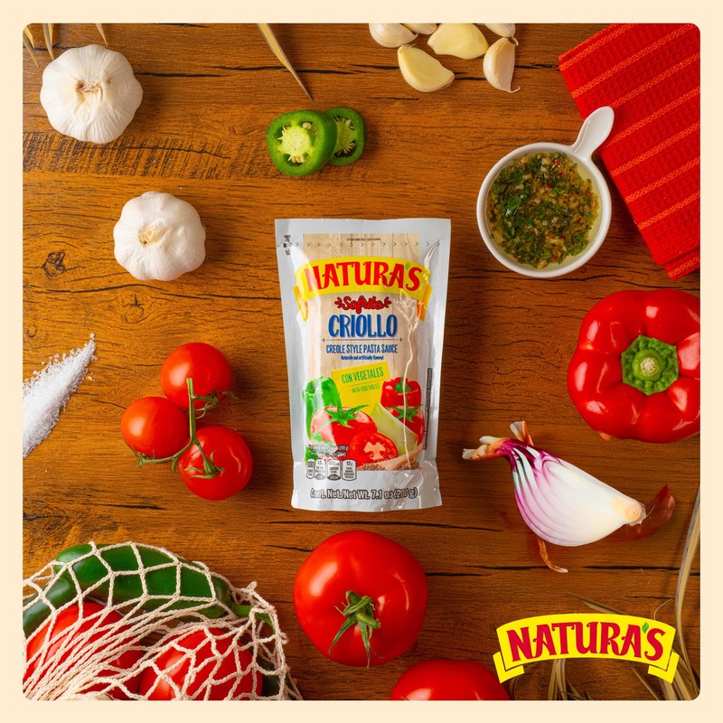 Natura's Sofrito Criollo Sauce, Natural Vegetable Pasta Sauce in 7.1oz.
