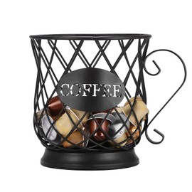 Coffee Capsule Basket, Coffee Capsules Storage, Perfect Coffee Dispenser, Large Capacity (65 Capsules), Hollowed Classic Cup Shape, Beautify Your Kitchen